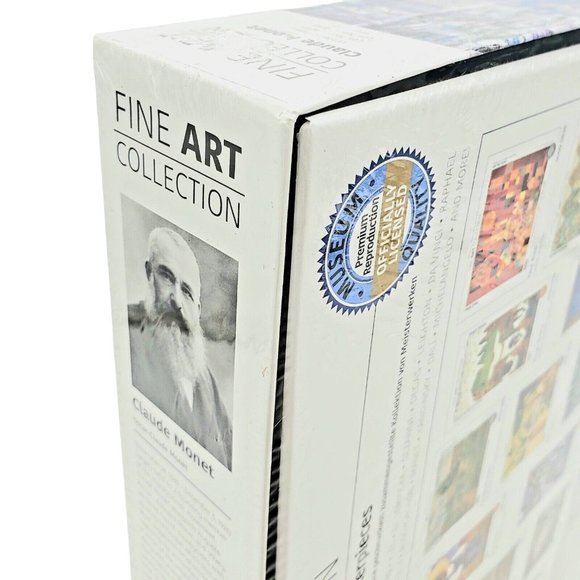 NEW Claude Monet Art Water Lilies 1000 pcs Puzzle Fine SEALED Impressionistic - Picture 4 of 6